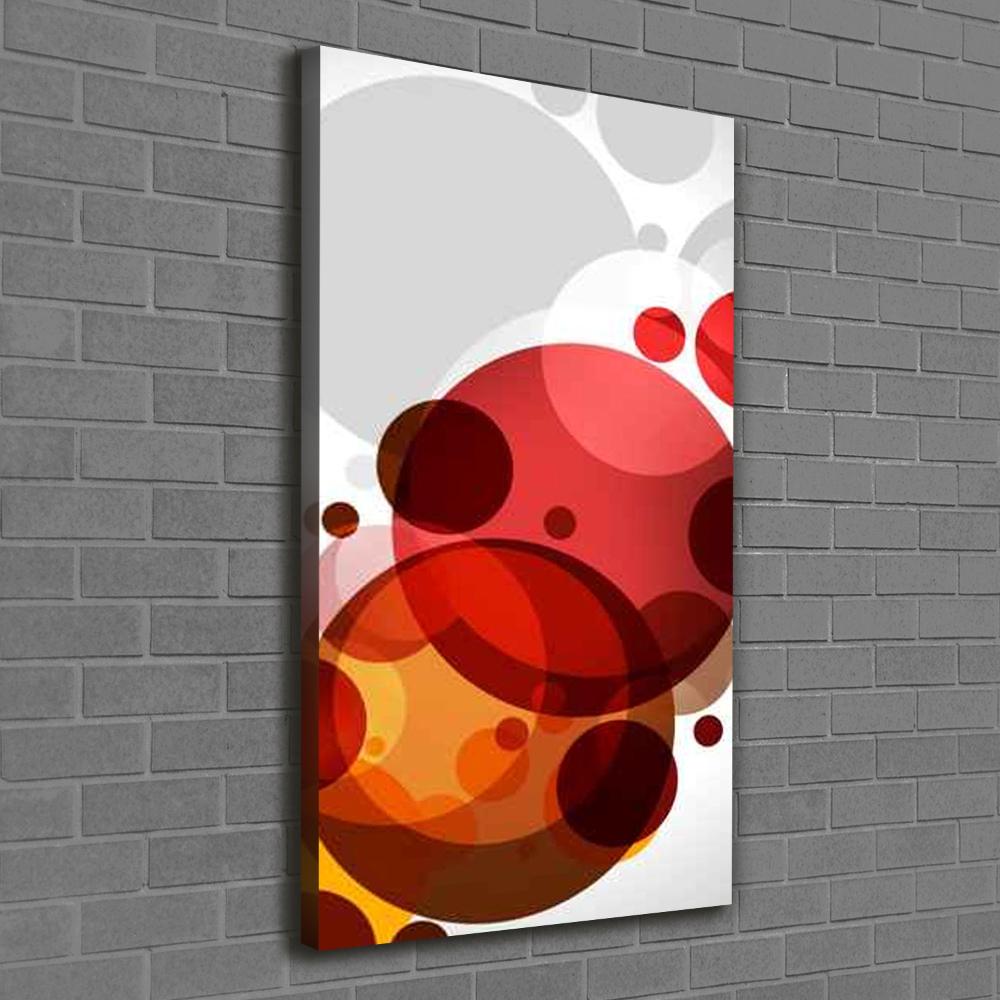 Wall art canvas large Circle abstraction