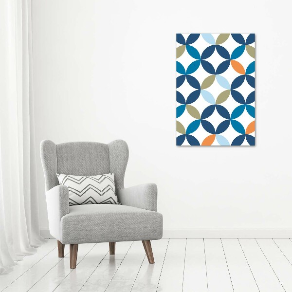 Canvas wall art Geometric background