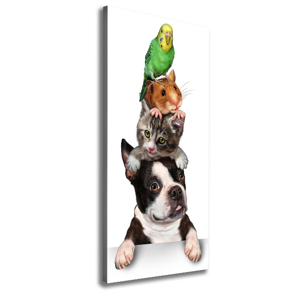 Wall art canvas large Pets