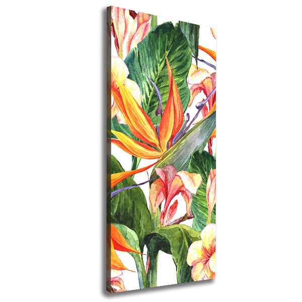 Wall art canvas large Hawaiian pattern