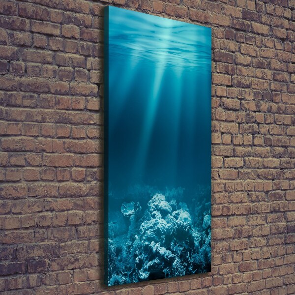 Large canvas wall art Underwater world