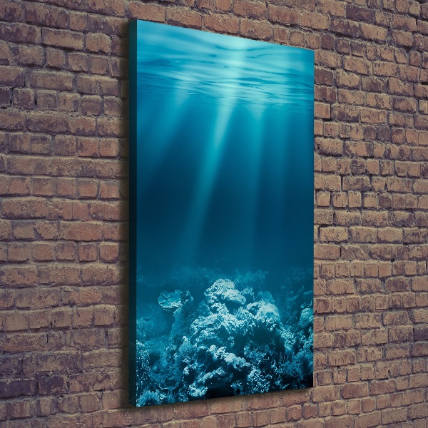 Large canvas wall art Underwater world