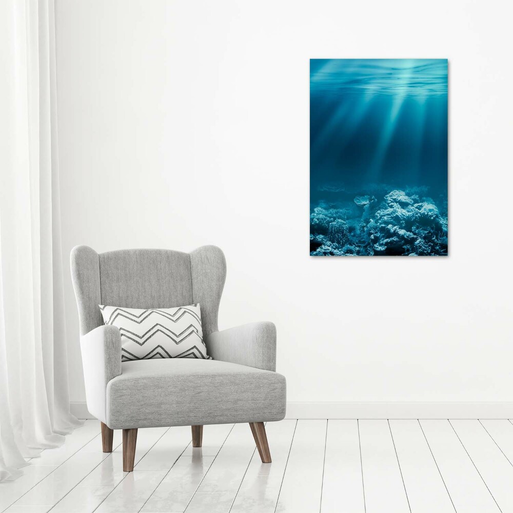 Large canvas wall art Underwater world