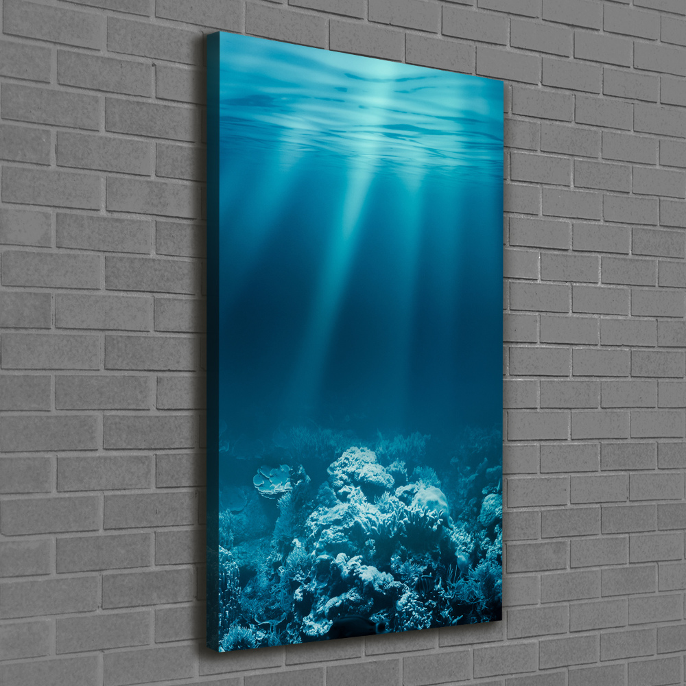 Large canvas wall art Underwater world