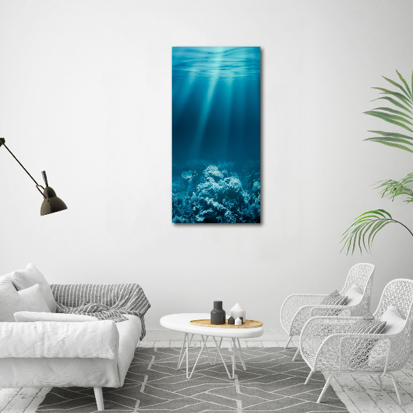 Large canvas wall art Underwater world