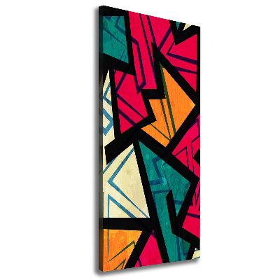 Large canvas wall art Geometric background