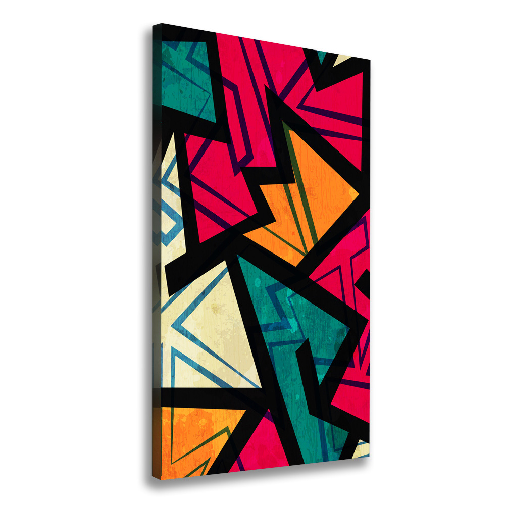 Large canvas wall art Geometric background