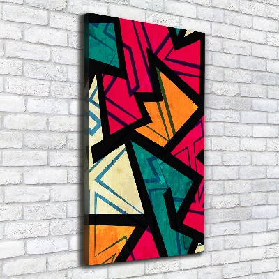 Large canvas wall art Geometric background