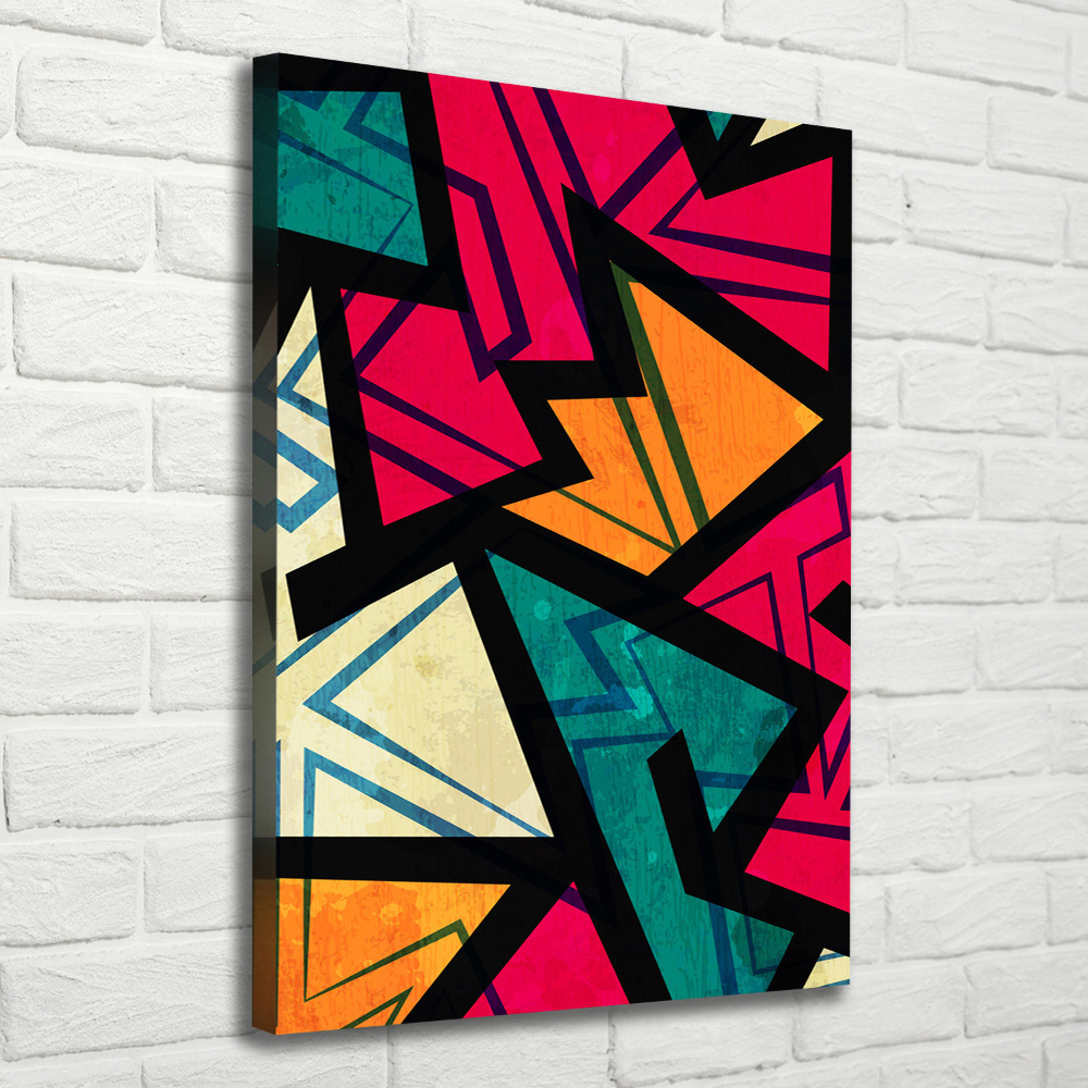 Large canvas wall art Geometric background