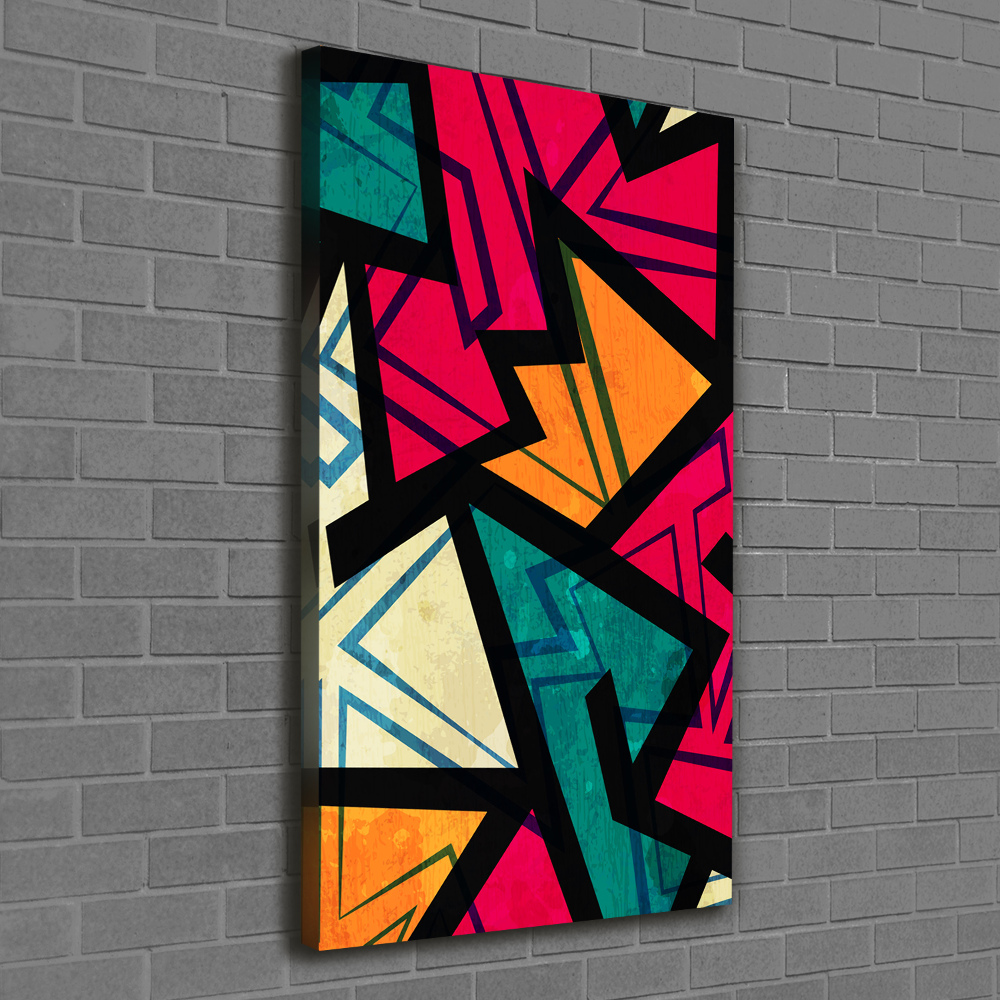 Large canvas wall art Geometric background