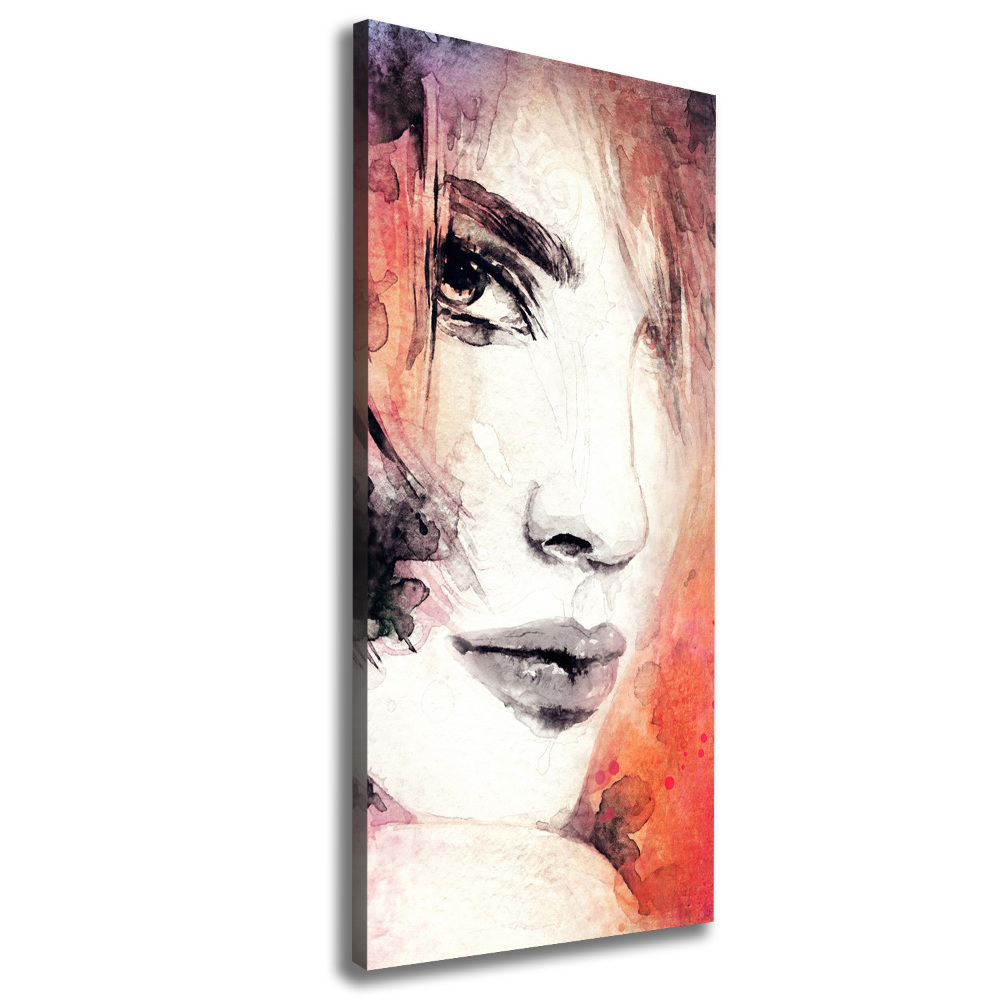 Picture canvas print Abstraction woman