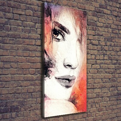 Picture canvas print Abstraction woman