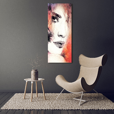 Picture canvas print Abstraction woman