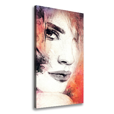 Picture canvas print Abstraction woman