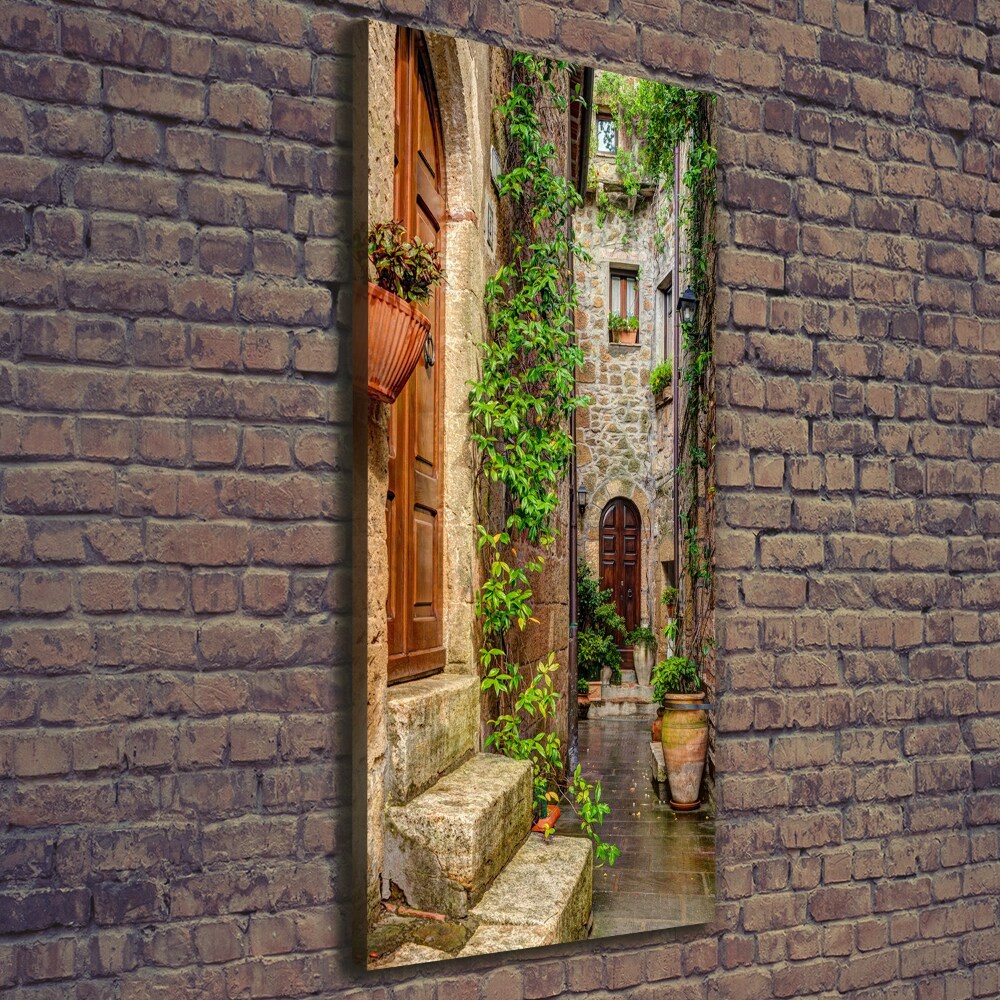 Wall art canvas large Italian streets