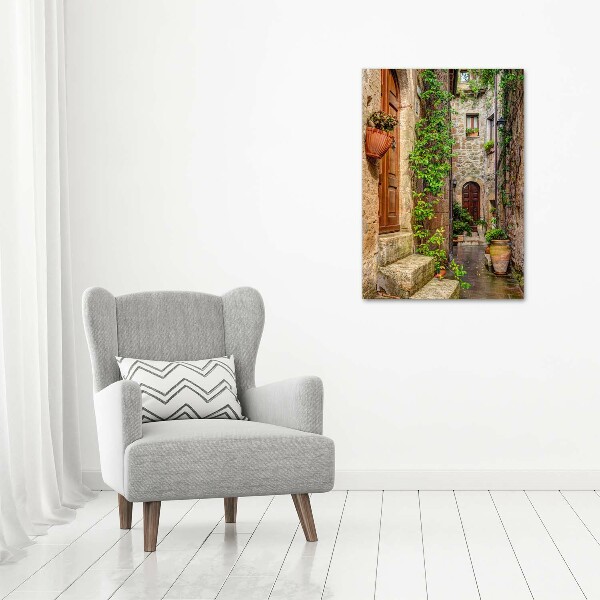 Wall art canvas large Italian streets