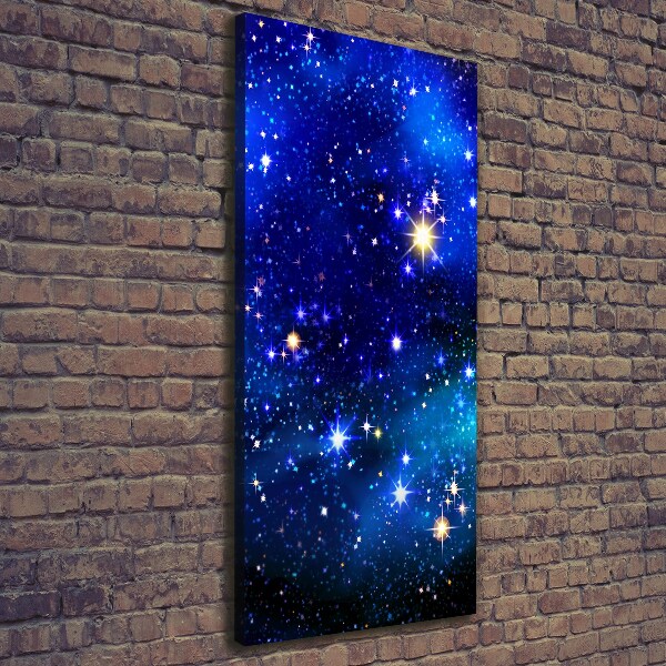 Canvas wall art Starry sky