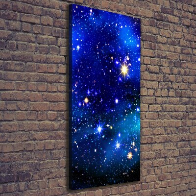 Canvas wall art Starry sky