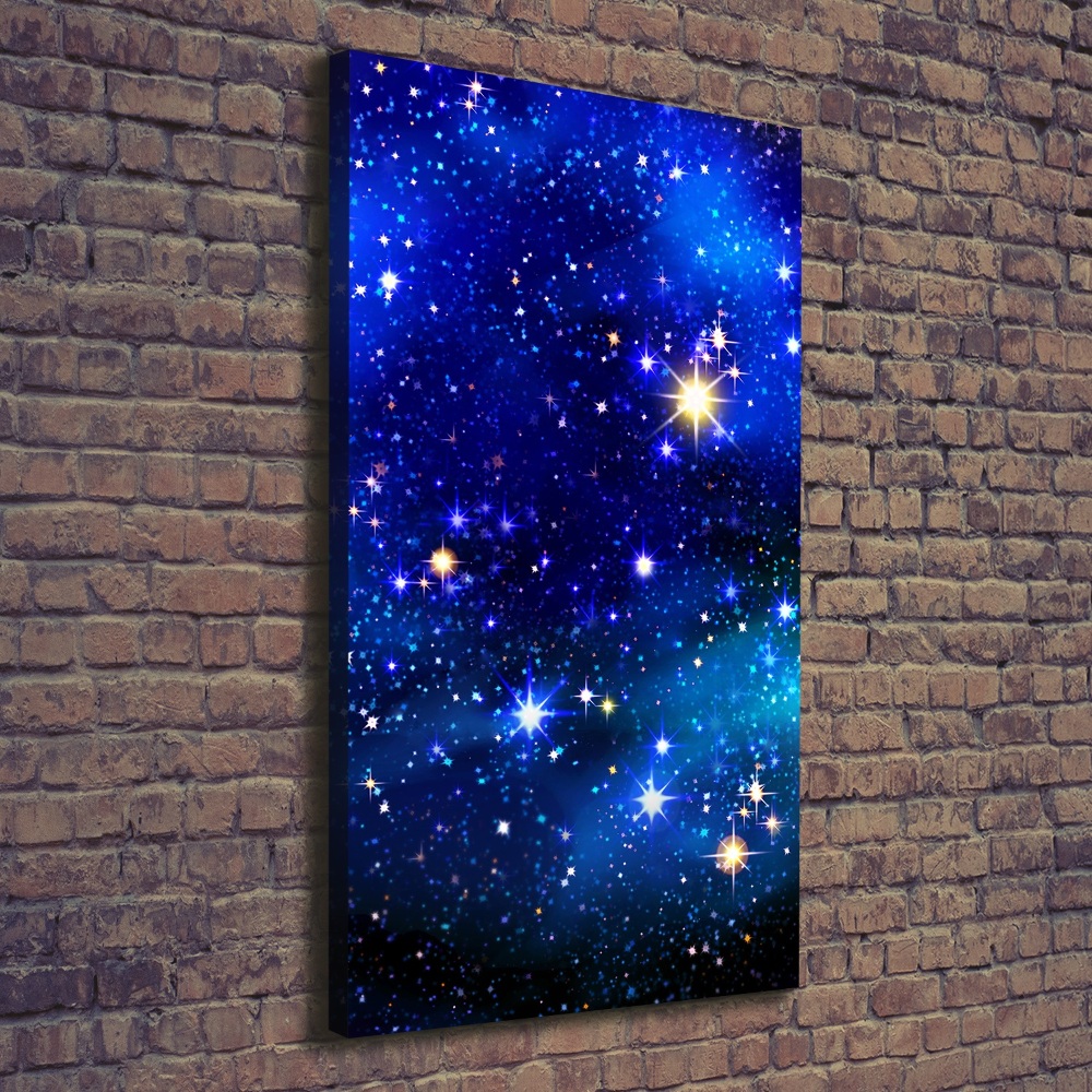 Canvas wall art Starry sky