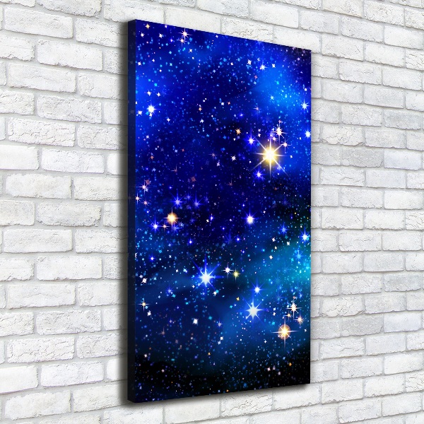 Canvas wall art Starry sky