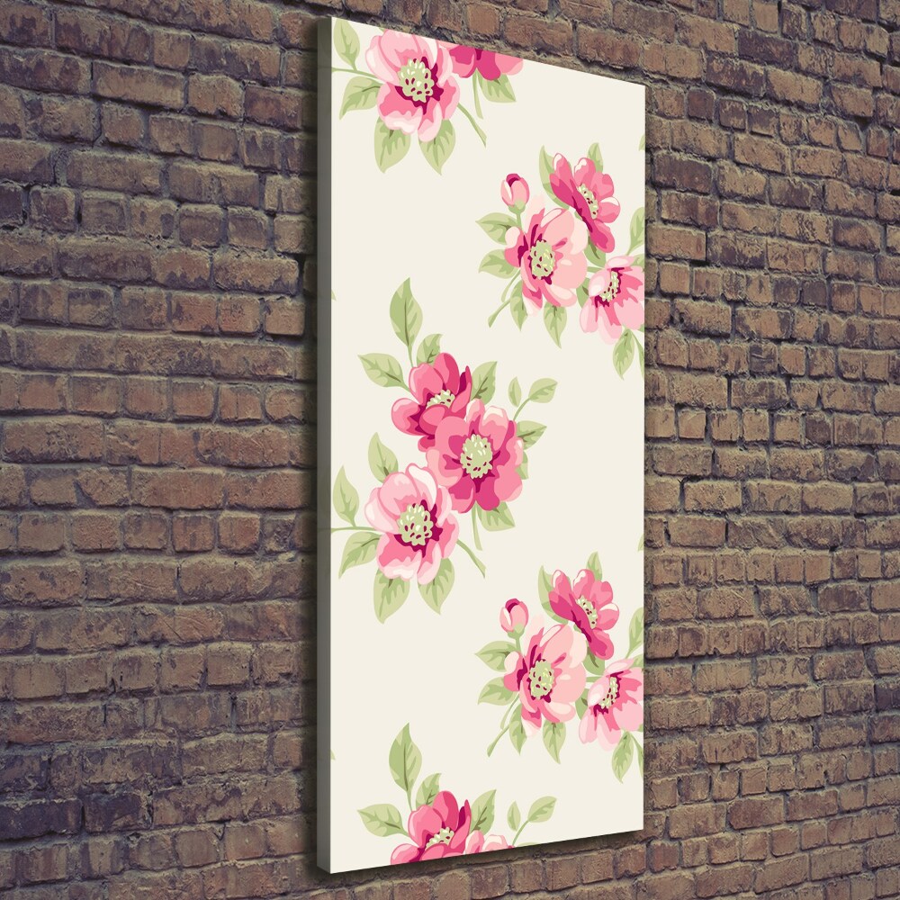 Canvas print Pink flowers