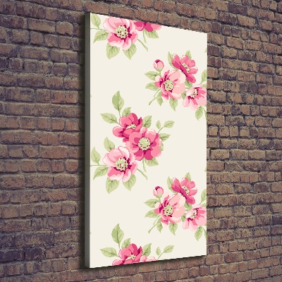 Canvas print Pink flowers