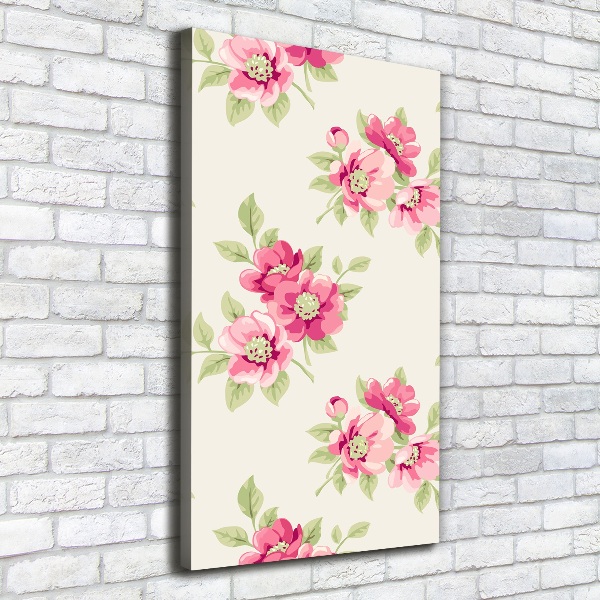 Canvas print Pink flowers