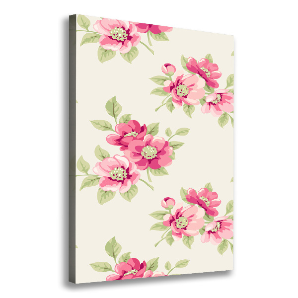 Canvas print Pink flowers