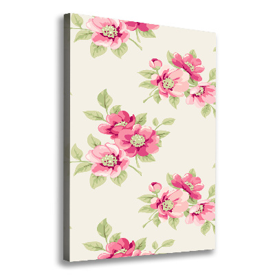 Canvas print Pink flowers