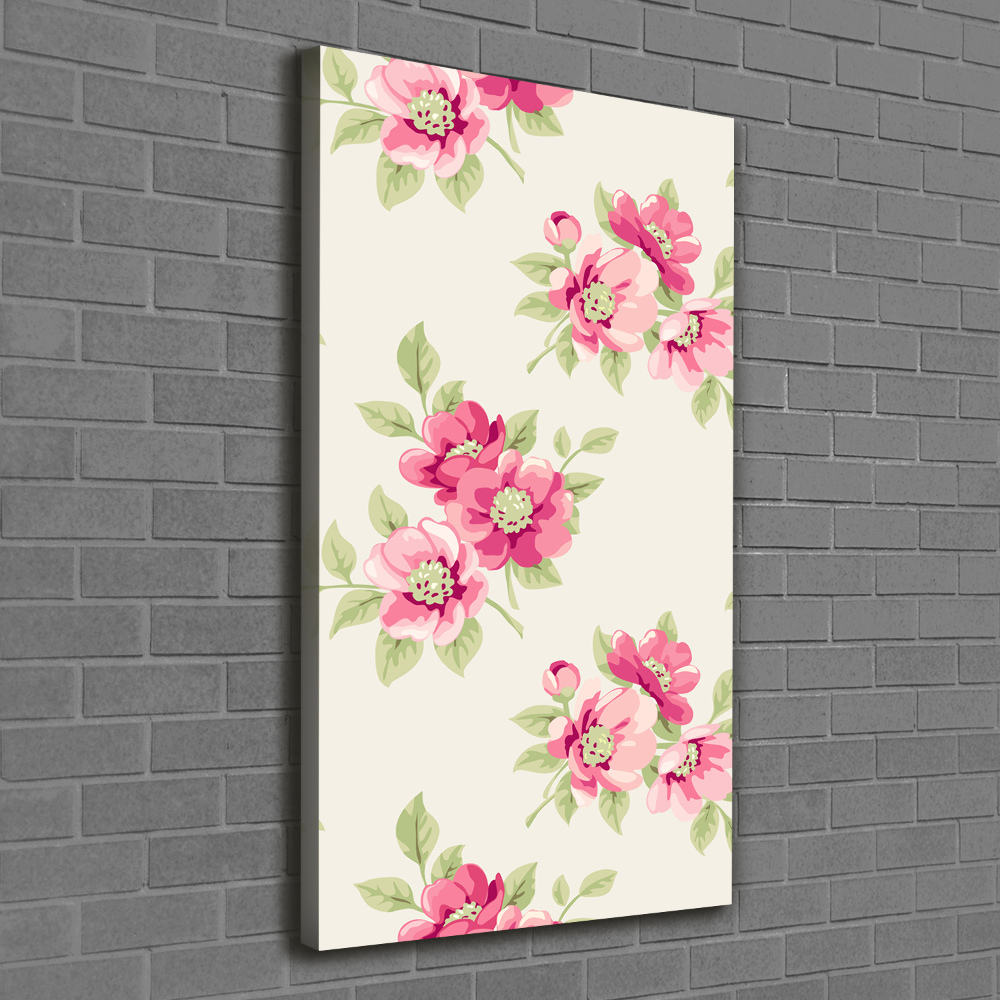 Canvas print Pink flowers