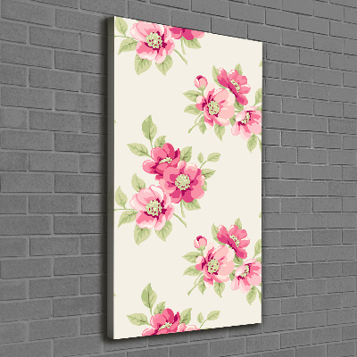 Canvas print Pink flowers