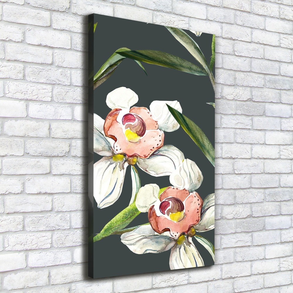 Canvas wall art Floral pattern