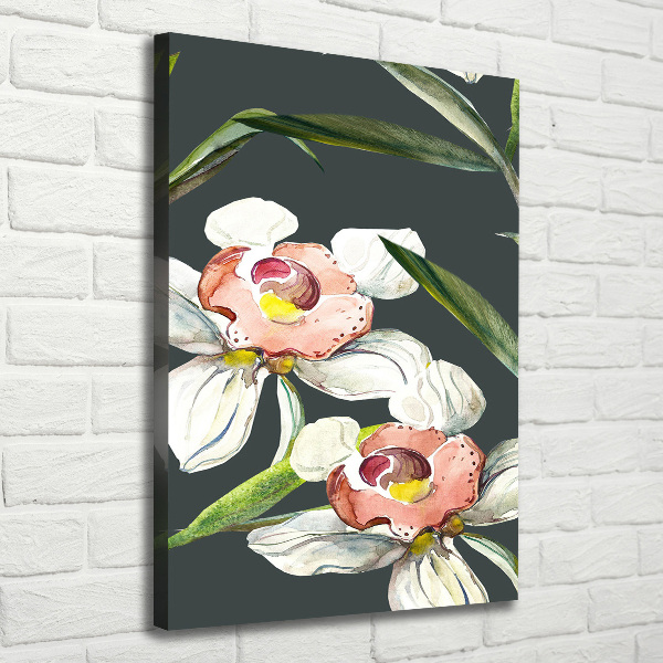 Canvas wall art Floral pattern