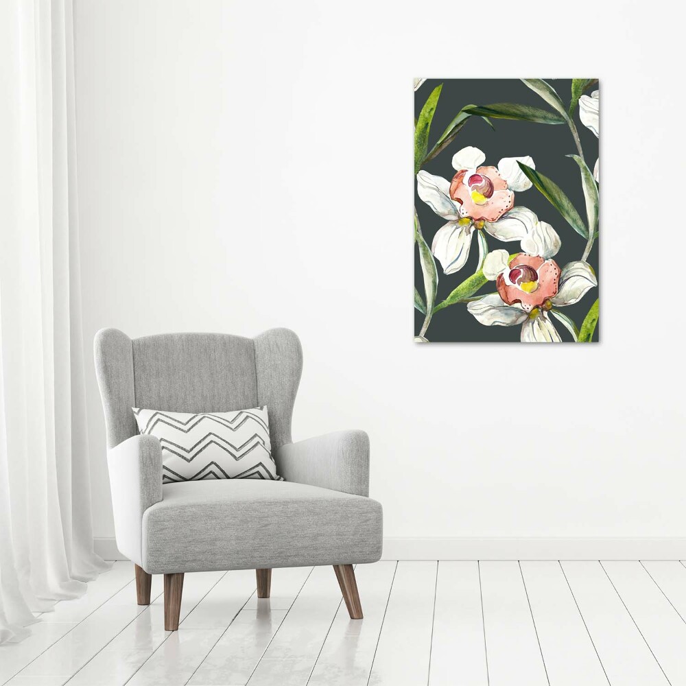 Canvas wall art Floral pattern