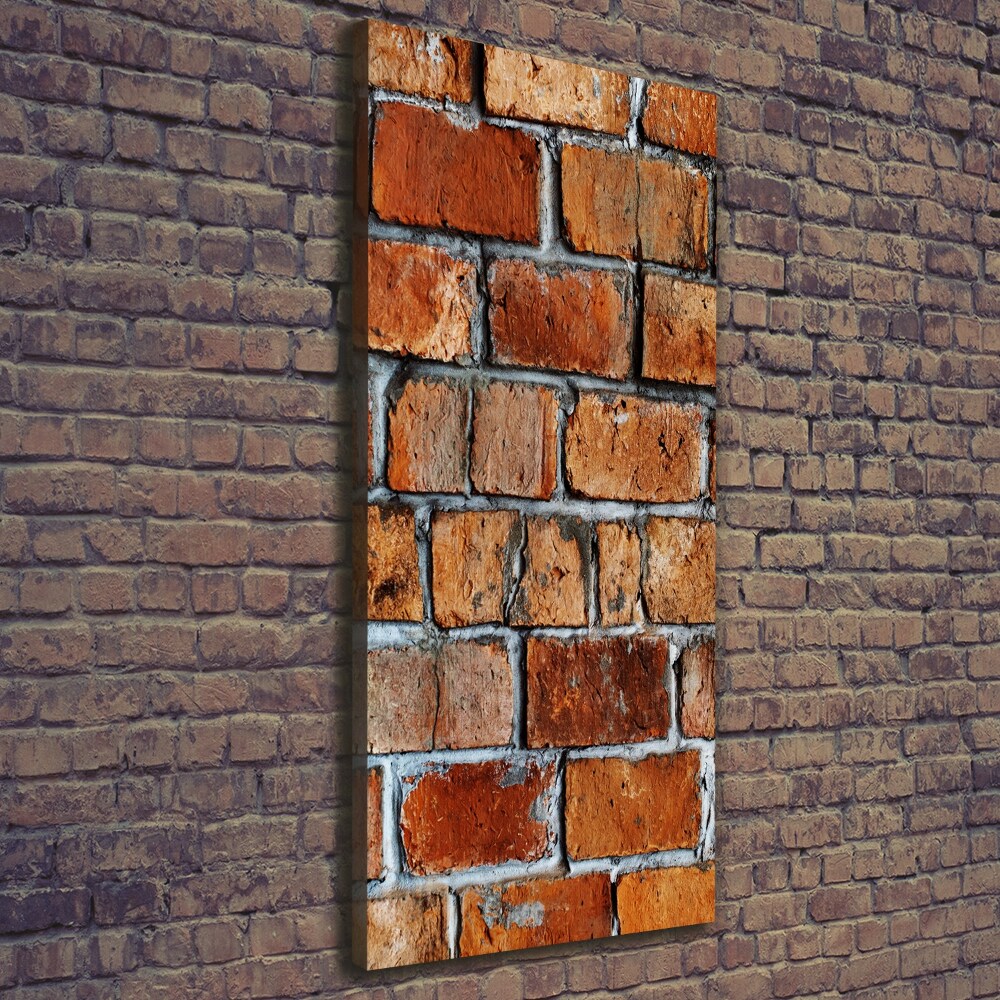 Large canvas wall art Brick wall