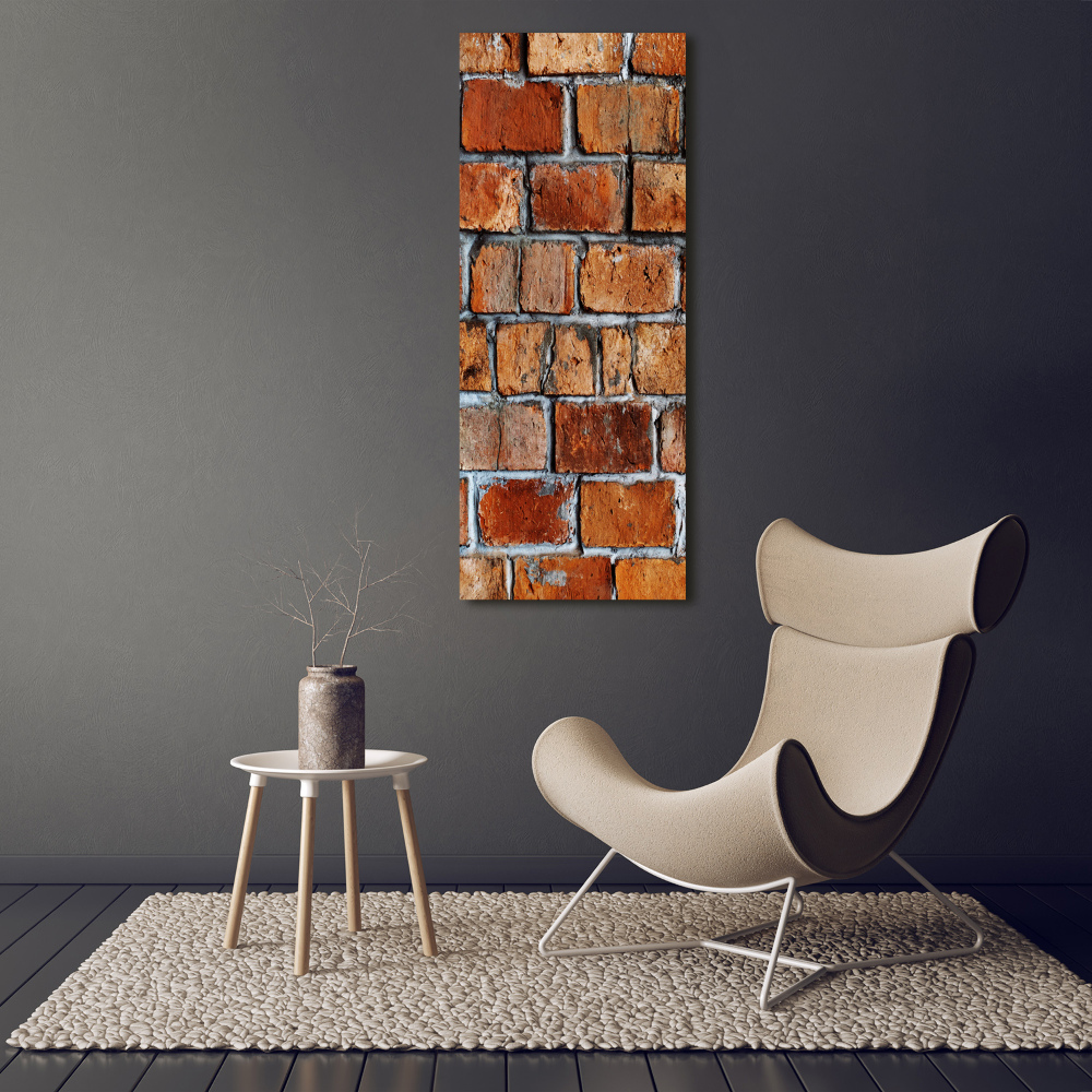 Large canvas wall art Brick wall