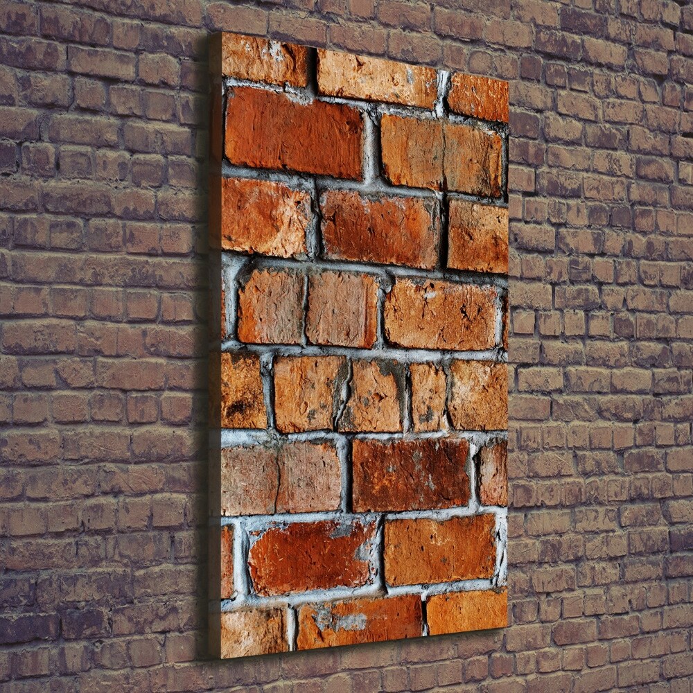 Large canvas wall art Brick wall