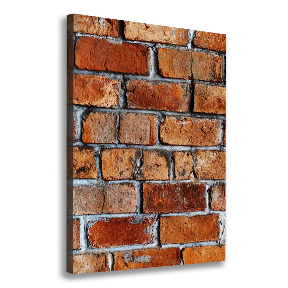 Large canvas wall art Brick wall