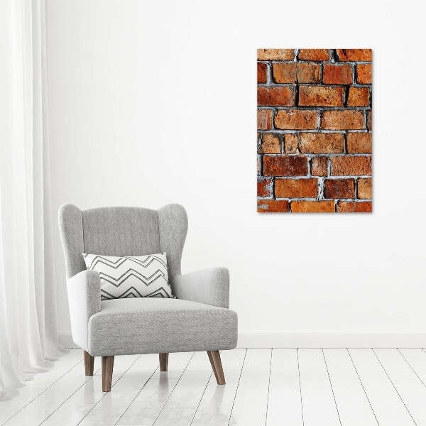 Large canvas wall art Brick wall