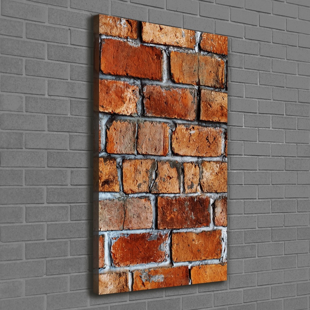 Large canvas wall art Brick wall