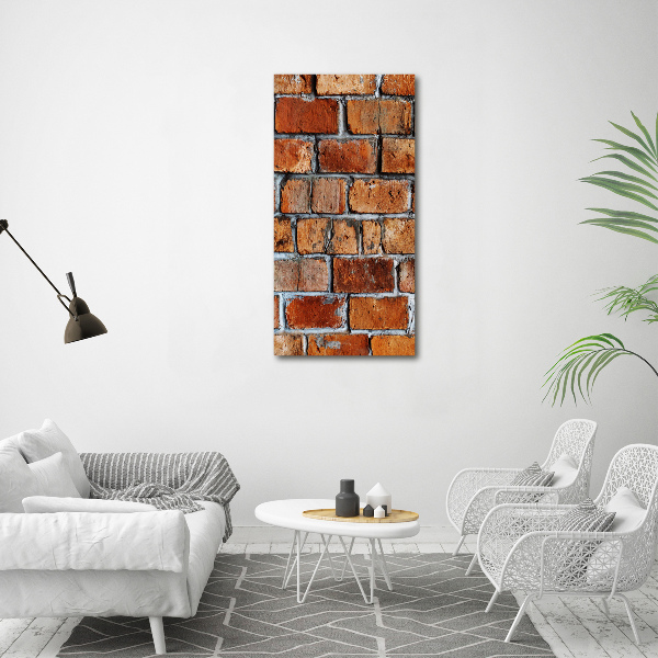 Large canvas wall art Brick wall