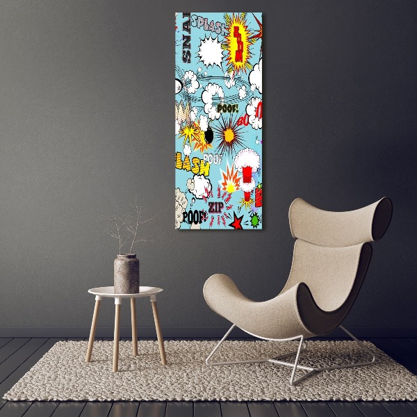 Canvas wall art Comic book