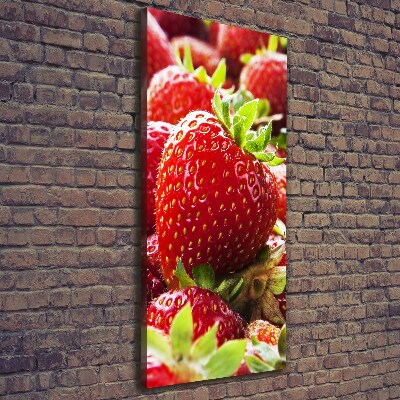 Canvas wall art Strawberries