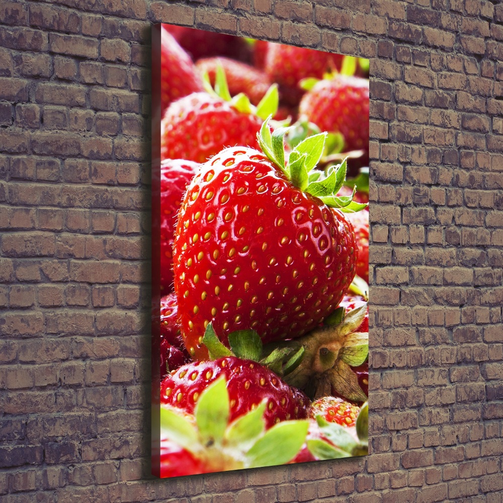 Canvas wall art Strawberries