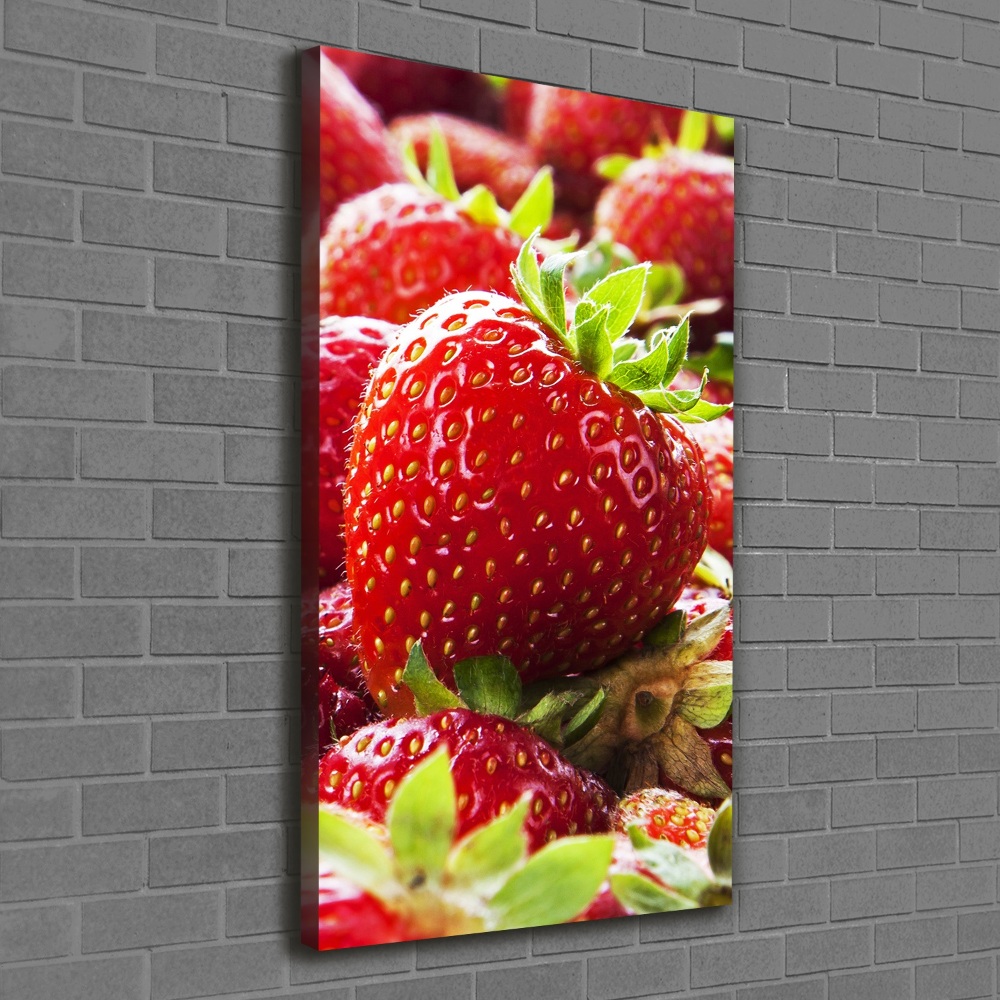 Canvas wall art Strawberries