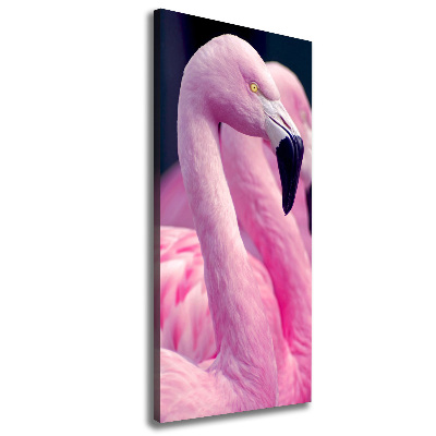 Large canvas wall art Flamingos