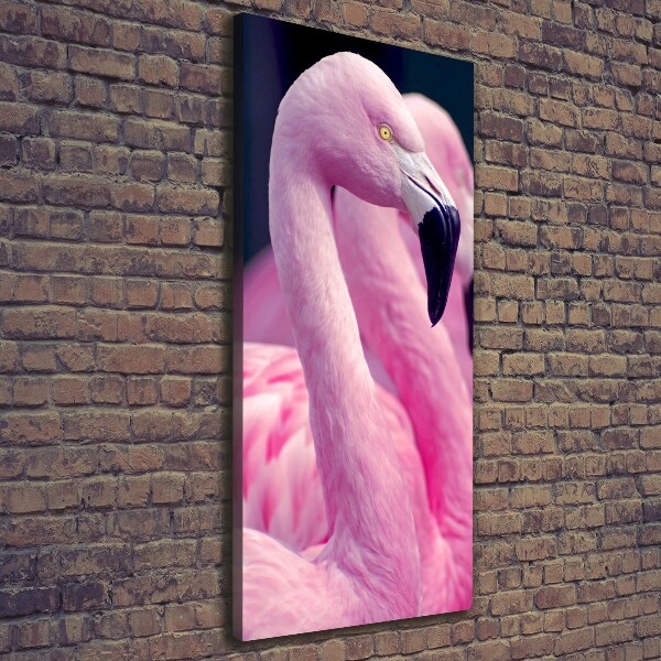 Large canvas wall art Flamingos