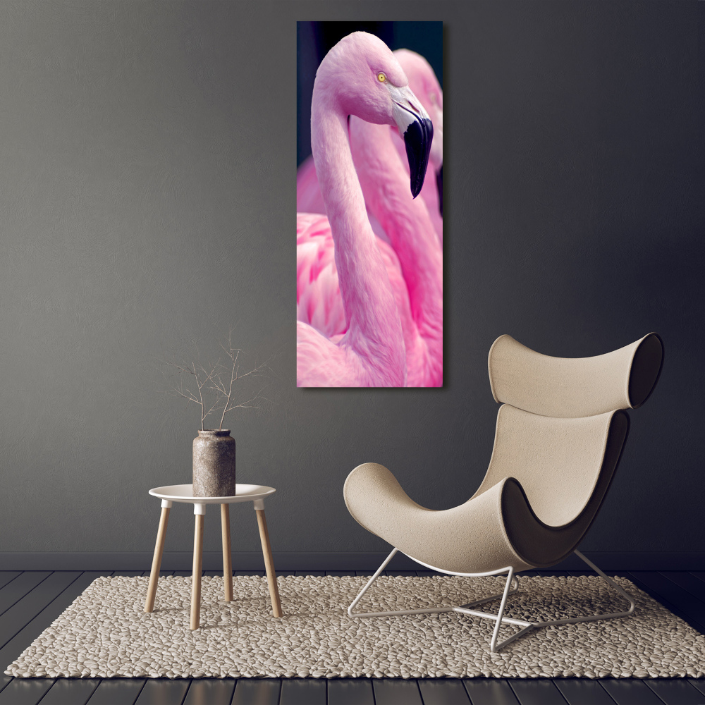 Large canvas wall art Flamingos