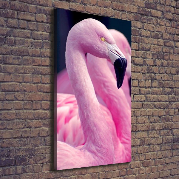 Large canvas wall art Flamingos