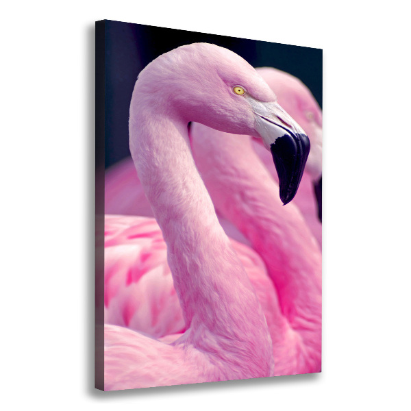 Large canvas wall art Flamingos